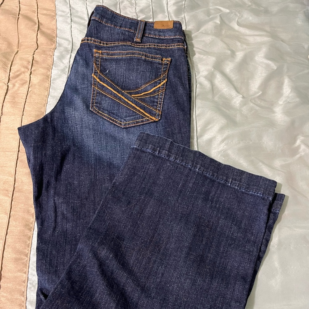 NWOT Dark Wash Ariat Trousers 33x32